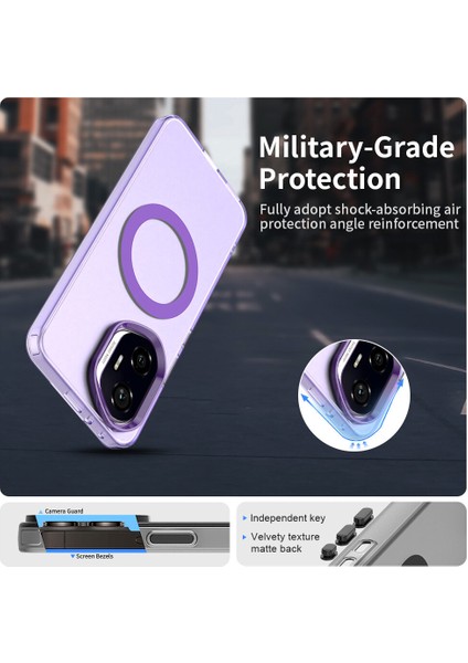 Honor 300,IÇIN Eabhulie Kılıf, Manyetik Yarı Saydam Mat Arka Kapak, Darbeye Dayanıklı Kılıf (Yurt Dışından) fırsatları