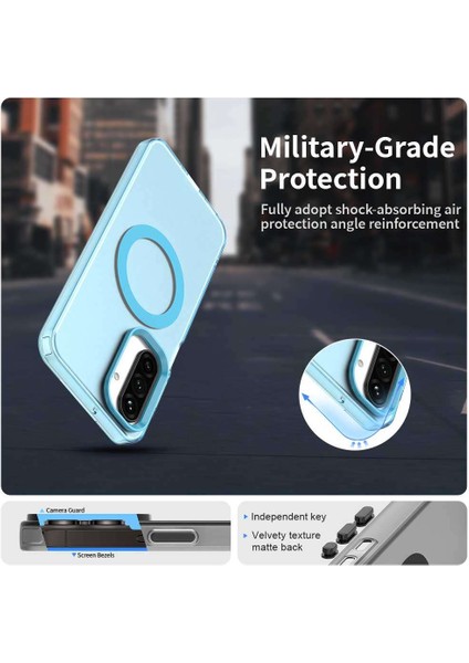 Samsung Galaxy A17,IÇIN Eabhulie Kılıf, Manyetik Yarı Saydam Mat Arka Kapak, Darbeye Dayanıklı Kılıf (Yurt Dışından) fırsatları