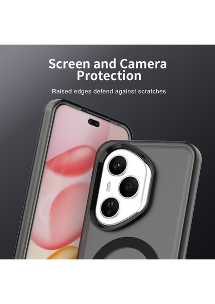 Honor 400 Pro,için Eabhulie Kılıf, Manyetik Yarı Saydam Mat Arka Kapak, Darbeye Dayanıklı Kılıf (Yurt Dışından) fiyatları