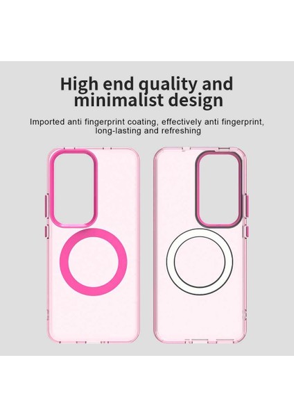 Oppo RENO12 Pro,için Eabhulie Kılıf, Manyetik Yarı Saydam Mat Arka Kapak, Darbeye Dayanıklı Kılıf (Yurt Dışından) indirimleri