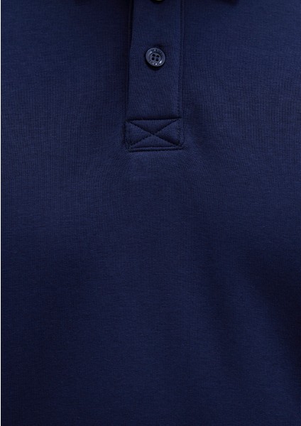 Lacivert Polo Sweatshirt 0611689-84371