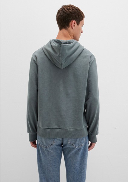 Mavi Logo Baskılı Yeşil Sweatshirt 0S10210-71577