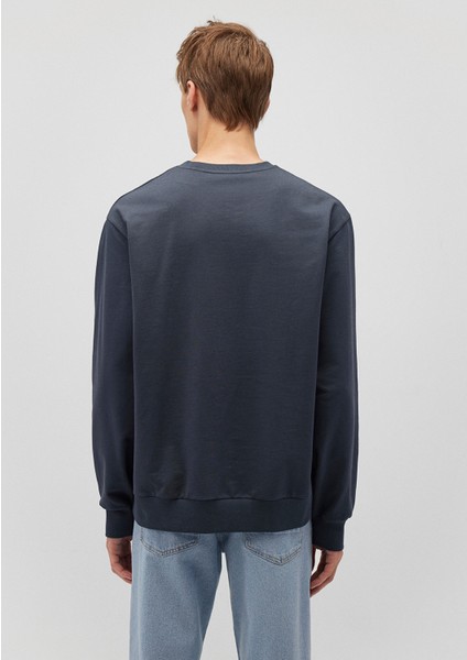 Guns N' Roses Baskılı Lacivert Sweatshirt 0S10182-87822