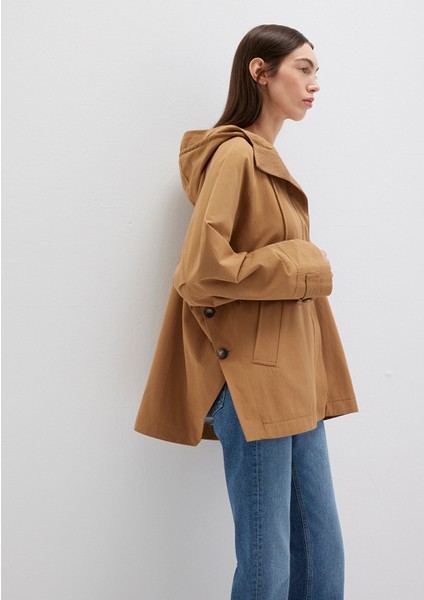 Kapüşonlu Kahverengi Trençkot 1110573-70269