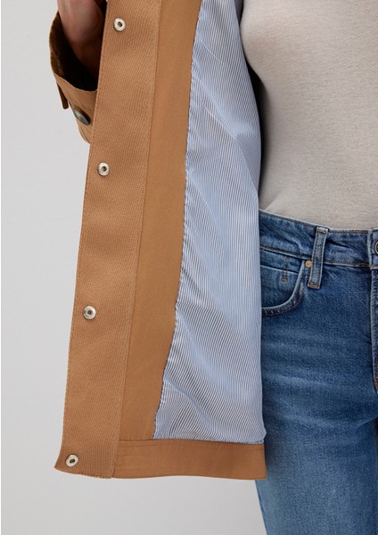 Kapüşonlu Kahverengi Trençkot 1110573-70269