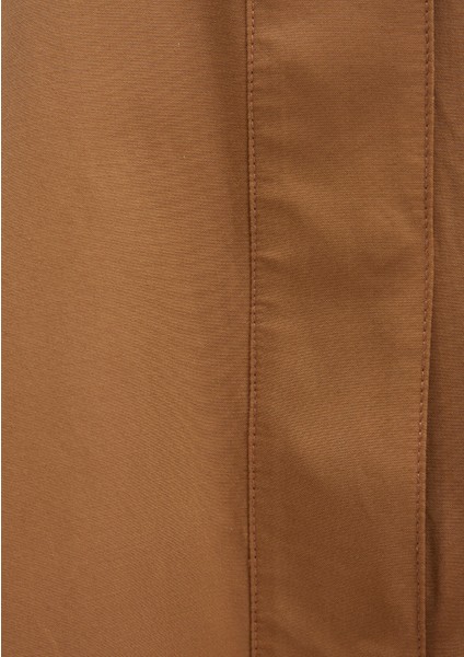 Kapüşonlu Kahverengi Trençkot 1110573-70269