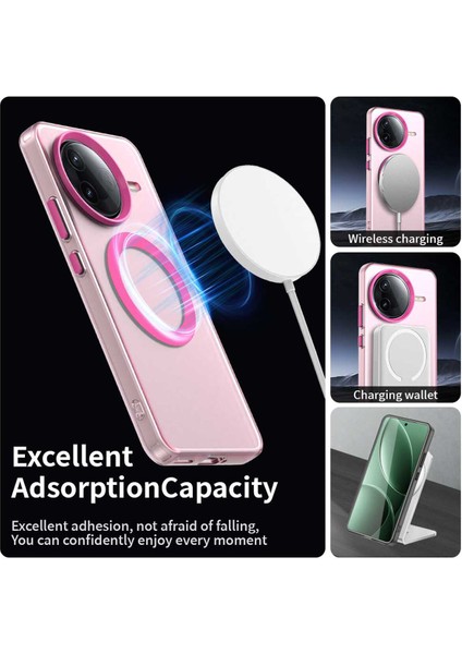 Xiaomi Redmi K80,IÇIN Eabhulie Kılıf, Manyetik Yarı Saydam Mat Arka Kapak, Darbeye Dayanıklı Kılıf (Yurt Dışından) modelleri