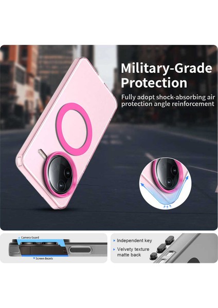 Xiaomi Redmi K80,IÇIN Eabhulie Kılıf, Manyetik Yarı Saydam Mat Arka Kapak, Darbeye Dayanıklı Kılıf (Yurt Dışından) fırsatları