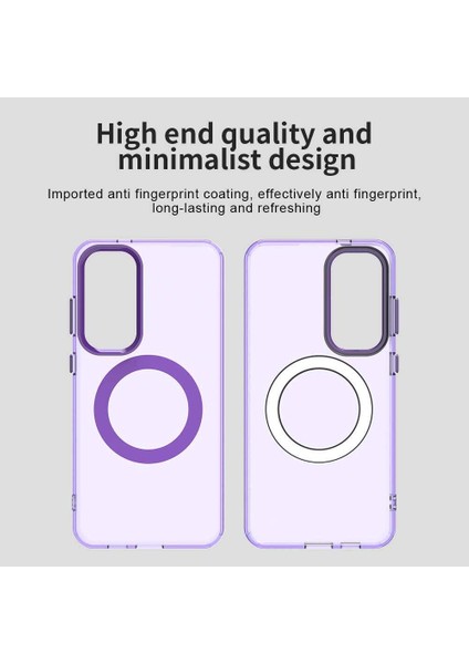 Samsung Galaxy S24 5g,için Eabhulie Kılıf, Manyetik Yarı Saydam Mat Arka Kapak, Darbeye Dayanıklı Kılıf (Yurt Dışından) indirimleri