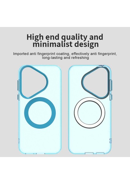 Huawei Pura 70,için Eabhulie Kılıf, Manyetik Yarı Saydam Mat Arka Kapak, Darbeye Dayanıklı Kılıf (Yurt Dışından) indirimleri