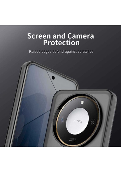 Honor X9C/X60/MAGIC7 Lite,için Eabhulie Kılıf, Manyetik Yarı Saydam Mat Arka Kapak, Darbeye Dayanıklı Kılıf (Yurt Dışından) fiyatları