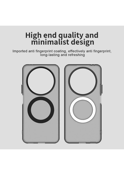 Honor X9C/X60/MAGIC7 Lite,için Eabhulie Kılıf, Manyetik Yarı Saydam Mat Arka Kapak, Darbeye Dayanıklı Kılıf (Yurt Dışından) indirimleri