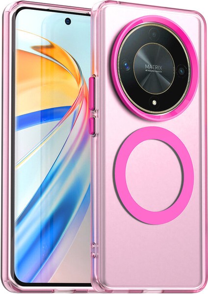 Honor X9B,IÇIN Eabhulie Kılıf, Manyetik Yarı Saydam Mat Arka Kapak, Darbeye Dayanıklı Kılıf (Yurt Dışından)