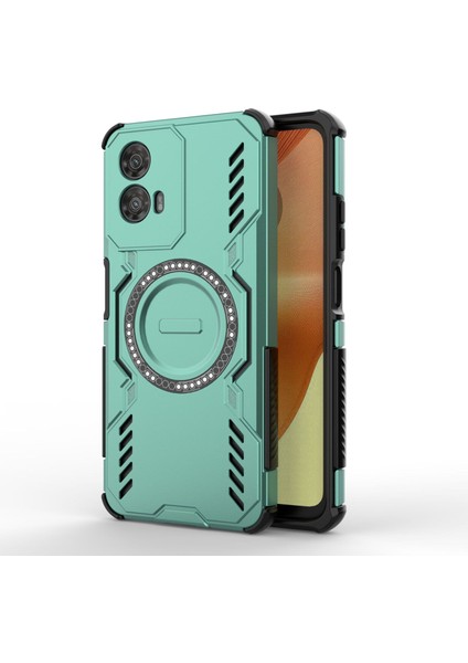 Motorola Moto G34 Magsafe Kılıf, Manyetik Düşmeye Dayanıklı Telefon Kılıfı Kapağı Motorola Moto G34 (Yurt Dışından)