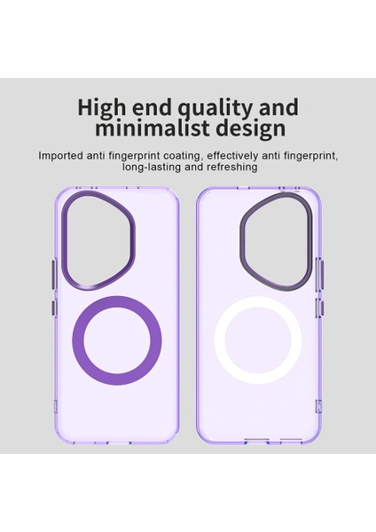 Honor 400 Pro,için Eabhulie Kılıf, Manyetik Yarı Saydam Mat Arka Kapak, Darbeye Dayanıklı Kılıf (Yurt Dışından) indirimleri