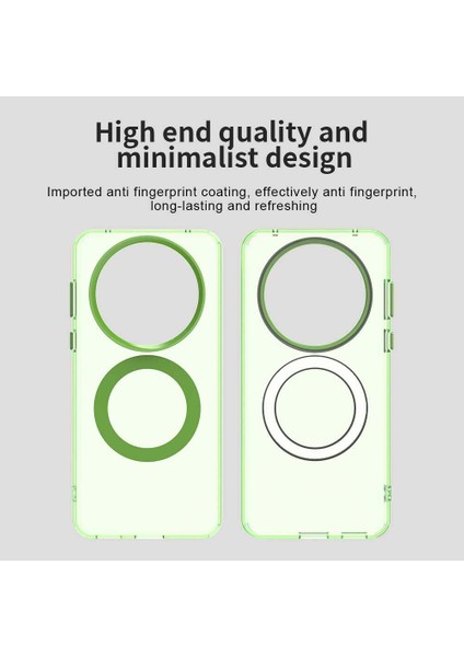 Huawei Mate 60,için Eabhulie Kılıf, Manyetik Yarı Saydam Mat Arka Kapak, Darbeye Dayanıklı Kılıf (Yurt Dışından) indirimleri