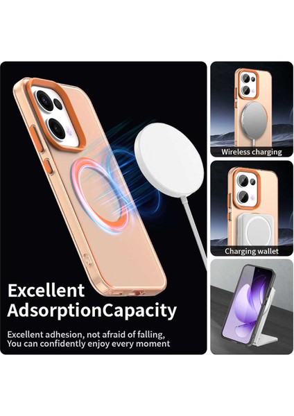 Oppo RENO13,IÇIN Eabhulie Kılıf, Manyetik Yarı Saydam Mat Arka Kapak, Darbeye Dayanıklı Kılıf (Yurt Dışından) modelleri