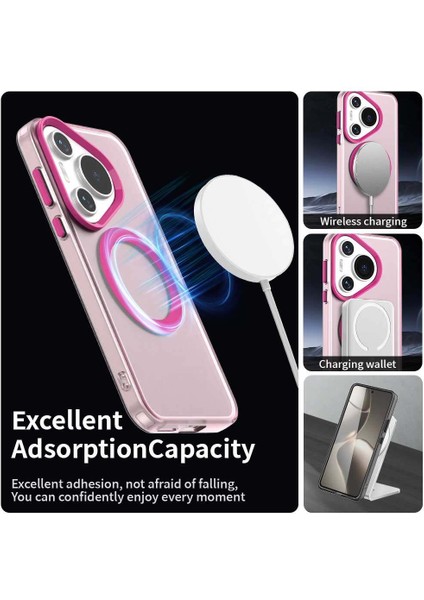 Huawei Pura 70,için Eabhulie Kılıf, Manyetik Yarı Saydam Mat Arka Kapak, Darbeye Dayanıklı Kılıf (Yurt Dışından) modelleri