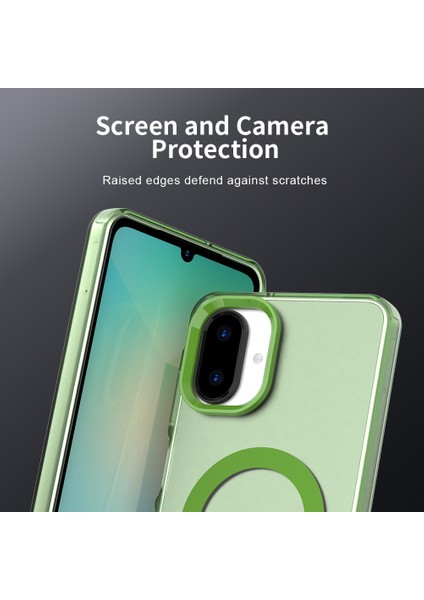 Samsung Galaxy A07 4g,için Eabhulie Kılıf, Manyetik Yarı Saydam Mat Arka Kapak, Darbeye Dayanıklı Kılıf (Yurt Dışından) fiyatları