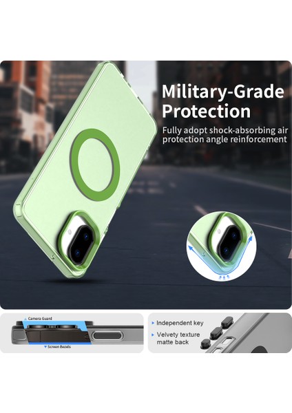 Samsung Galaxy A07 4g,için Eabhulie Kılıf, Manyetik Yarı Saydam Mat Arka Kapak, Darbeye Dayanıklı Kılıf (Yurt Dışından) fırsatları