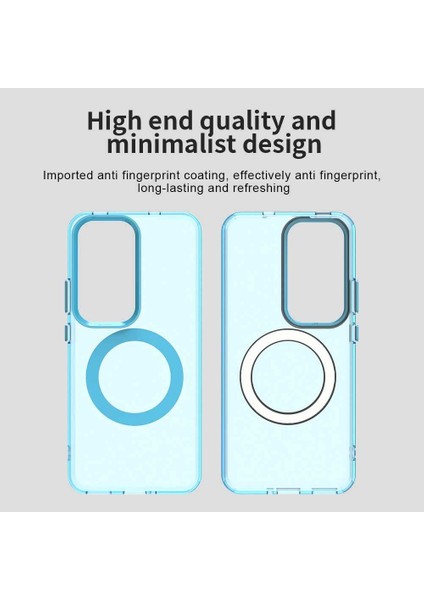 Oppo RENO12 Pro,için Eabhulie Kılıf, Manyetik Yarı Saydam Mat Arka Kapak, Darbeye Dayanıklı Kılıf (Yurt Dışından) indirimleri