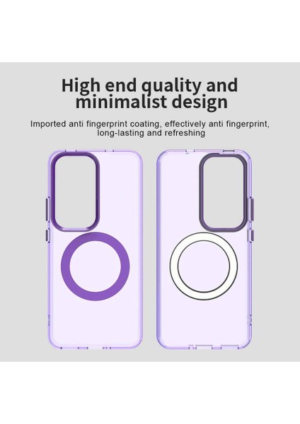 Oppo RENO12 Pro,için Eabhulie Kılıf, Manyetik Yarı Saydam Mat Arka Kapak, Darbeye Dayanıklı Kılıf (Yurt Dışından) indirimleri