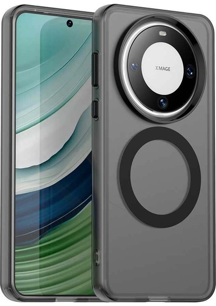 Huawei Mate 60,için Eabhulie Kılıf, Manyetik Yarı Saydam Mat Arka Kapak, Darbeye Dayanıklı Kılıf (Yurt Dışından)
