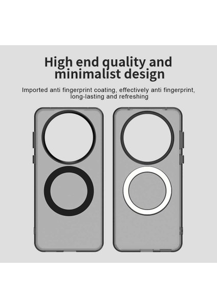 Huawei Mate 60,için Eabhulie Kılıf, Manyetik Yarı Saydam Mat Arka Kapak, Darbeye Dayanıklı Kılıf (Yurt Dışından) indirimleri