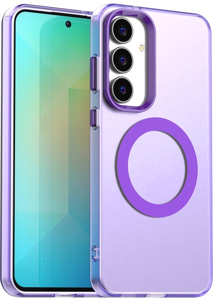 Samsung Galaxy S25 Fe,için Eabhulie Kılıf, Manyetik Yarı Saydam Mat Arka Kapak, Darbeye Dayanıklı Kılıf (Yurt Dışından)