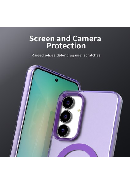 Samsung Galaxy S25 Fe,için Eabhulie Kılıf, Manyetik Yarı Saydam Mat Arka Kapak, Darbeye Dayanıklı Kılıf (Yurt Dışından) fiyatları