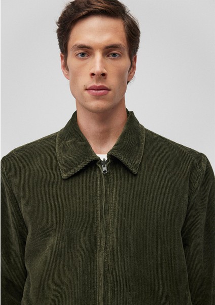 Çift Taraflı Haki Kadife Mont 0110529-80714