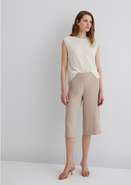 Bej Kısa Pantolon 1010794-82393