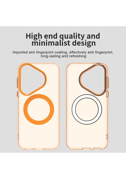 Huawei Pura 70,için Eabhulie Kılıf, Manyetik Yarı Saydam Mat Arka Kapak, Darbeye Dayanıklı Kılıf (Yurt Dışından) indirimleri