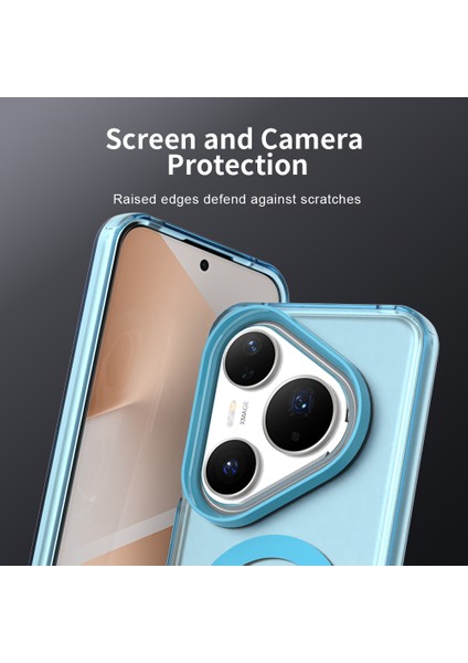 Huawei Pura 80 Pro,için Eabhulie Kılıf, Manyetik Yarı Saydam Mat Arka Kapak, Darbeye Dayanıklı Kılıf (Yurt Dışından) fiyatları