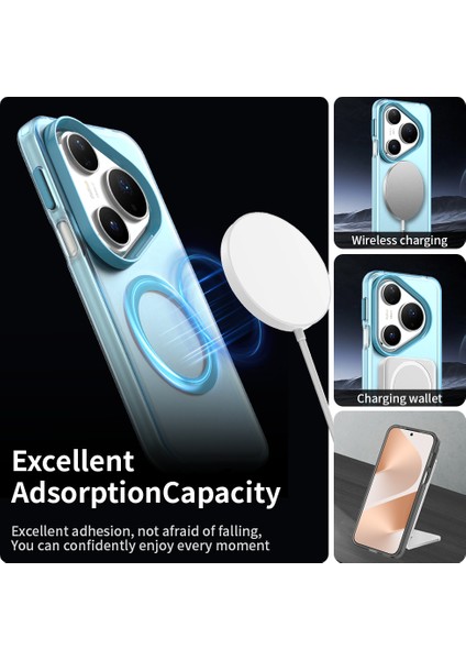 Huawei Pura 80 Pro,için Eabhulie Kılıf, Manyetik Yarı Saydam Mat Arka Kapak, Darbeye Dayanıklı Kılıf (Yurt Dışından) modelleri