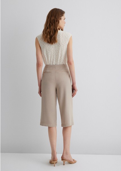 Bej Kısa Pantolon 1010794-82393