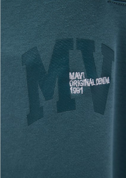 MV Logo Baskılı Yeşil Eşofman Altı 1010802-71702