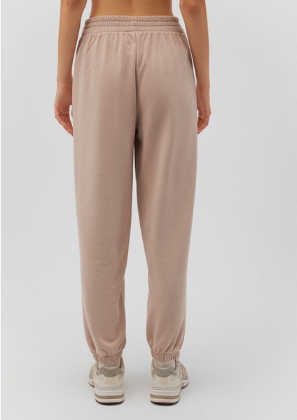 Mavi Logo Baskılı Bej Eşofman Altı 1010757-70043