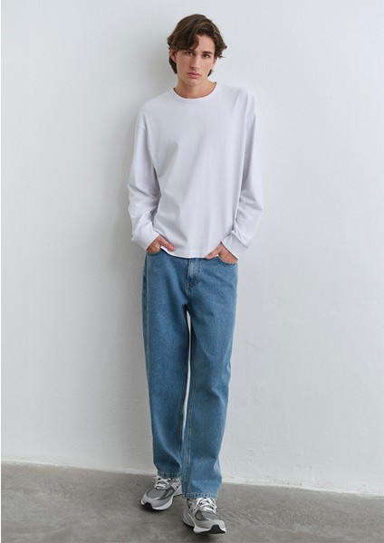 Mitte Street Indigo Mavi Denim Jean Pantolon 0010101-87669