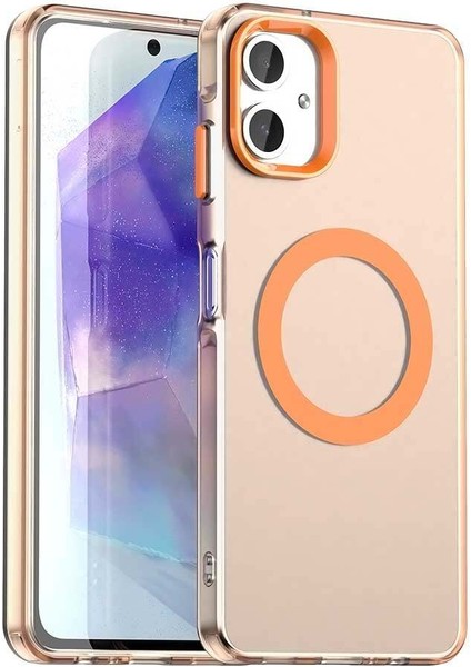 Samsung Galaxy A06,IÇIN Eabhulie Kılıf, Manyetik Yarı Saydam Mat Arka Kapak, Darbeye Dayanıklı Kılıf (Yurt Dışından)