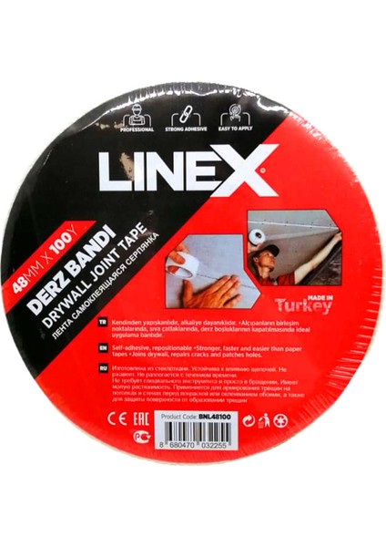 Lınex BNL-48100 Derz Bantı 48MMX100YARDS (5224)