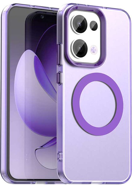 Oppo RENO13,IÇIN Eabhulie Kılıf, Manyetik Yarı Saydam Mat Arka Kapak, Darbeye Dayanıklı Kılıf (Yurt Dışından)