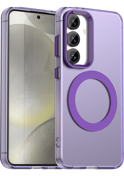 Samsung Galaxy S25 Plus 5g,için Eabhulie Kılıf, Manyetik Yarı Saydam Mat Arka Kapak, Darbeye Dayanıklı Kılıf (Yurt Dışından)