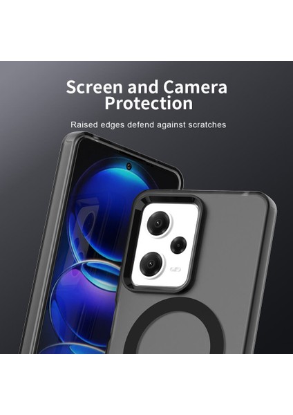 Xiaomi Redmi Note 12 5g,için Eabhulie Kılıf, Manyetik Yarı Saydam Mat Arka Kapak, Darbeye Dayanıklı Kılıf (Yurt Dışından) fiyatları