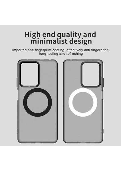 Xiaomi Redmi Note 12 5g,için Eabhulie Kılıf, Manyetik Yarı Saydam Mat Arka Kapak, Darbeye Dayanıklı Kılıf (Yurt Dışından) indirimleri