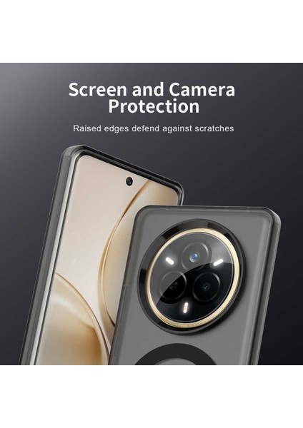 Realme 14 Pro,için Eabhulie Kılıf, Manyetik Yarı Saydam Mat Arka Kapak, Darbeye Dayanıklı Kılıf (Yurt Dışından) fiyatları