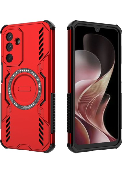 Samsung Galaxy M36 Magsafe Kılıf, Manyetik Düşmeye Dayanıklı Telefon Kılıfı Kapağı Samsung Galaxy M36 (Yurt Dışından)