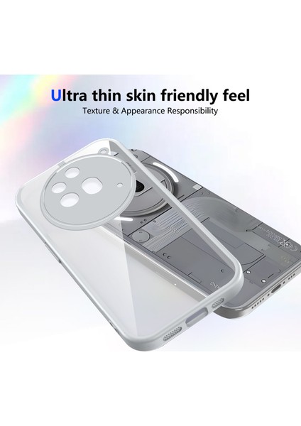 Nothing Phone 3A Pro,için Eabhulie Kılıf, Kamera Lens Korumalı Hibrit 2'si 1 Arada Şeffaf Kılıf-Gri (Yurt Dışından) fırsatları