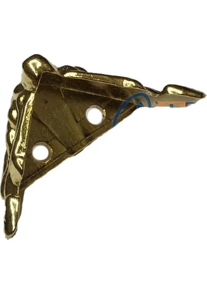 Köşe Etekli Sandık Ayağı, Kutu Ayak 1,5 cm - Sarı - Lisinya