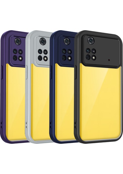 Xiaomi Poco M4 Pro 4g,için Eabhulie Kılıf, Kamera Lens Korumalı Hibrit 2'si 1 Arada Şeffaf Kılıf-Siyah (Yurt Dışından) fiyatları